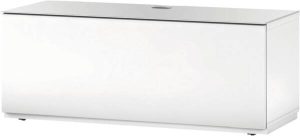 STA110F-WHT-WHT-BS Weiss, Klappe Weiss, Sockel