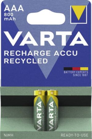 RECHARGE ACCU Recycled AAA 800mAh Blister 2