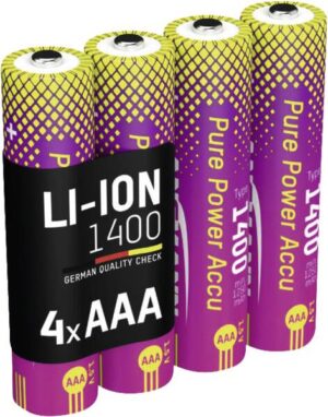 Hochwertige Lithium Akkus der Größe Micro AAA