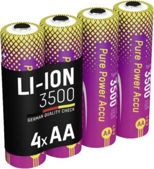 Hochwertige Lithium Akkus der Größe Micro AAA